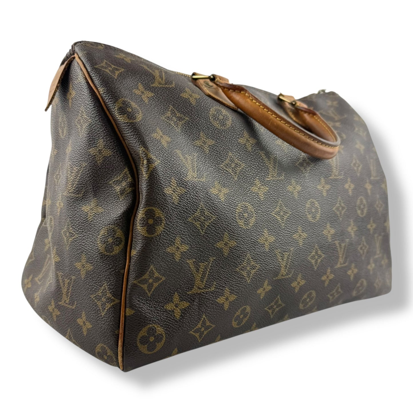 Louis Vuitton Speedy 35 Vintage Brown Monogram Handbag