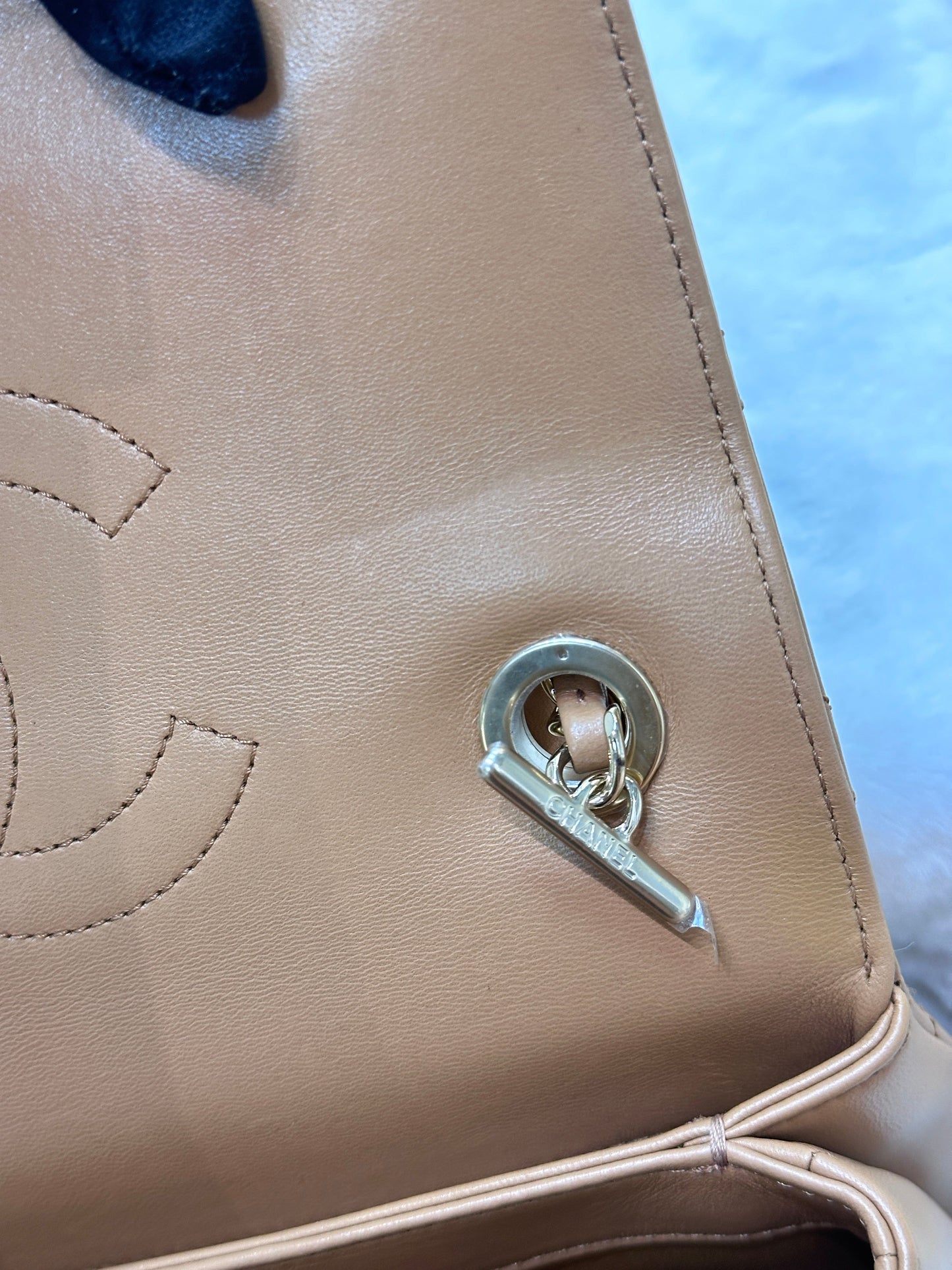 CHANEL  Small Trendy CC  Handle Flap Bag 19K Brown
