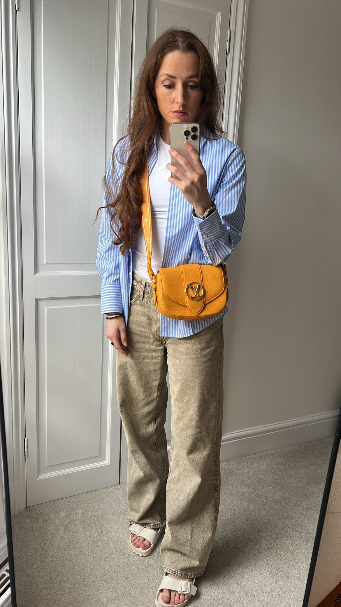 Louis Vuitton Pont 9 Soft PM Bag in Sunbeam (RRP £3030)