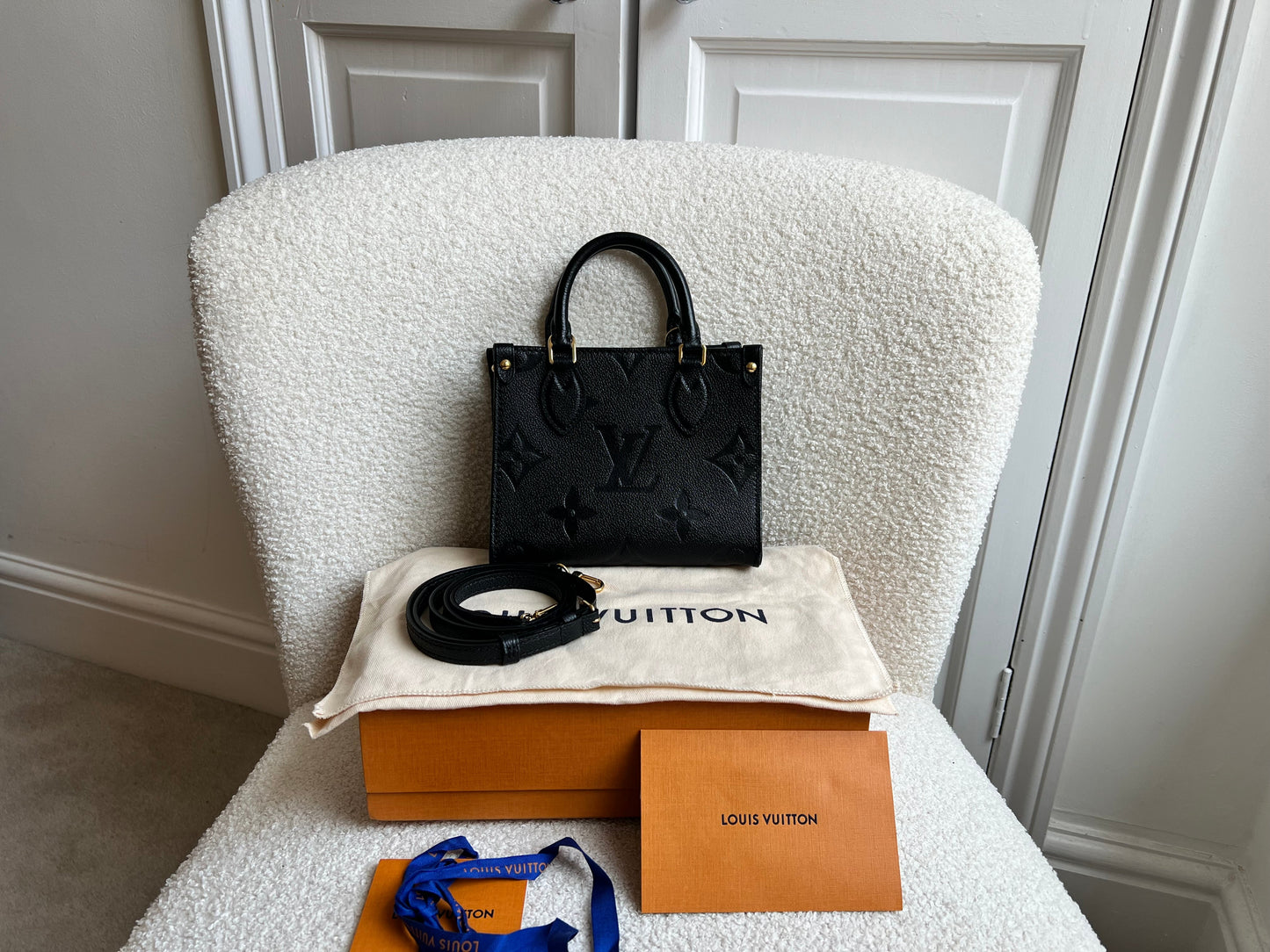 Louis Vuitton On the Go Black BB Empreinte (RRP £2,110)