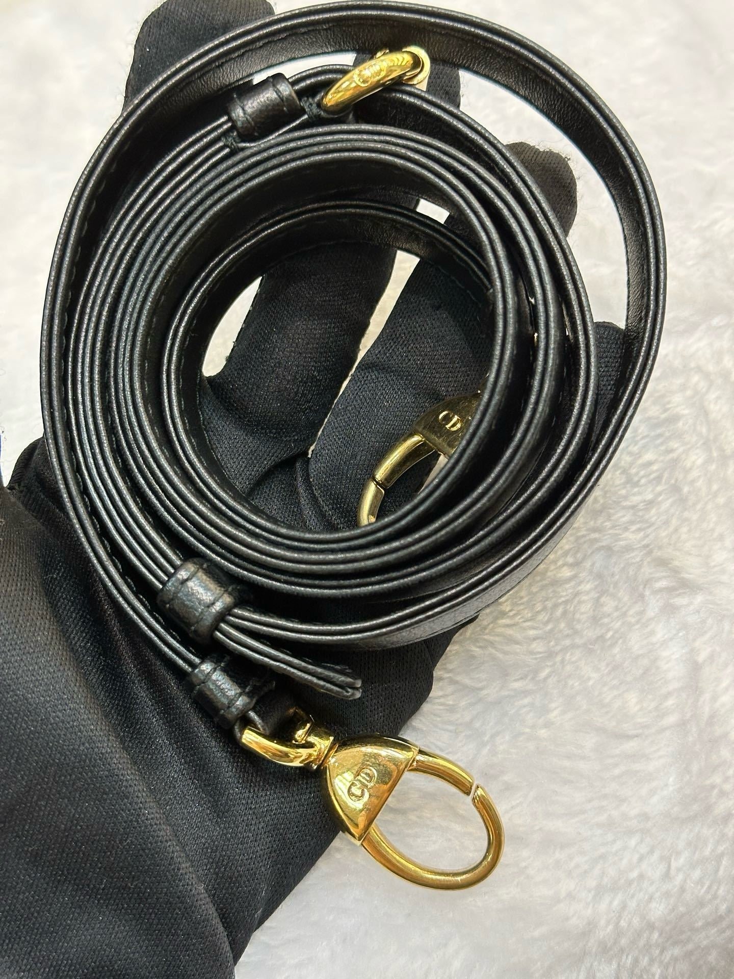 Christian Dior Mini Lambskin Cannage Lady Dior Black