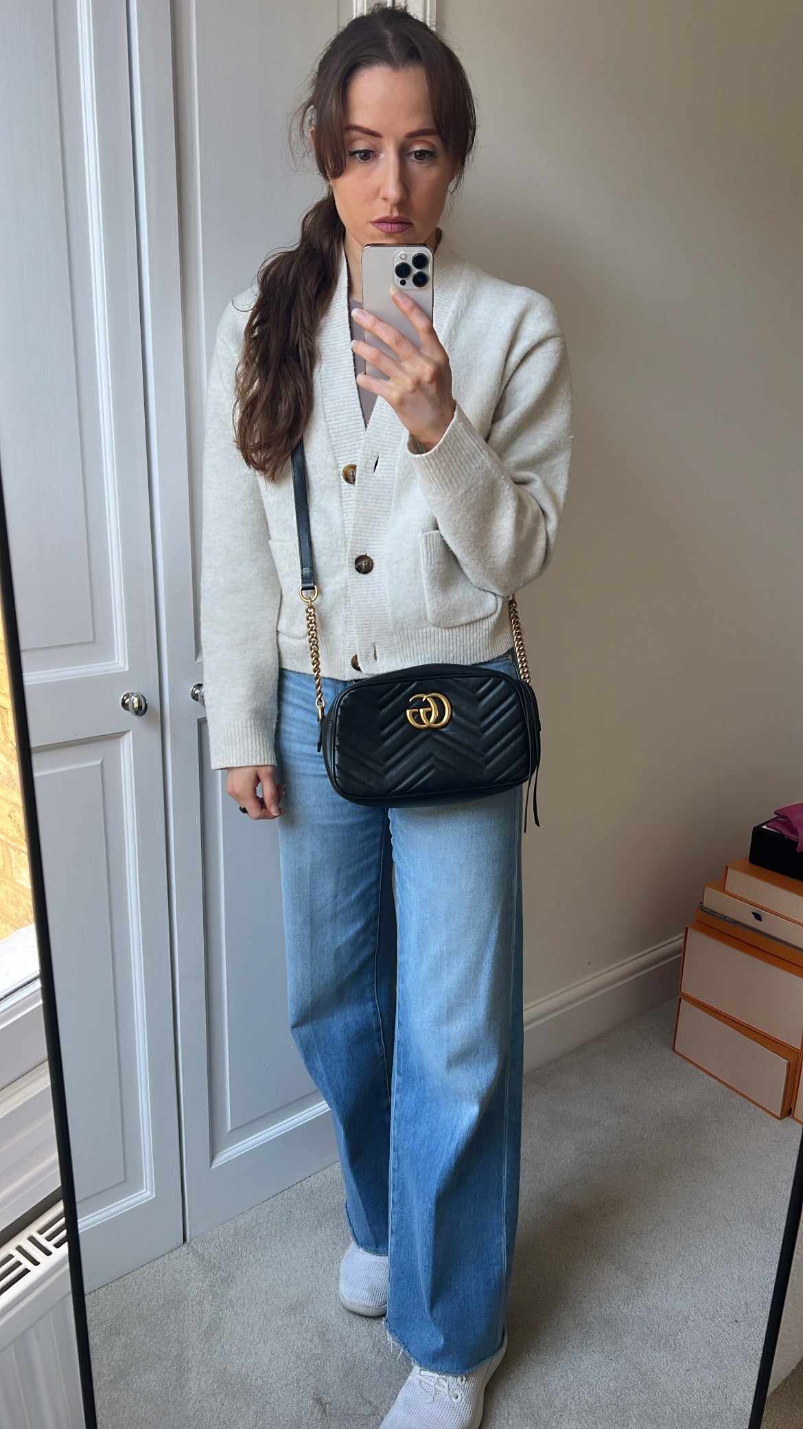 Gucci GG Black Marmont Small Shoulder Bag (RRP £1440)