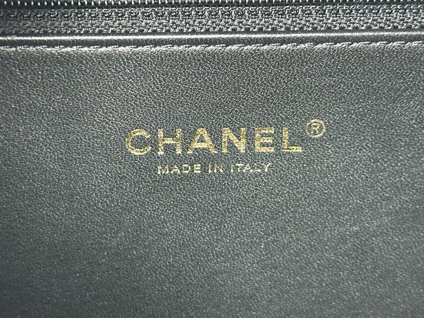 Chanel Filigree Large Black Vanity Case Bag in Caviar Leather GHW