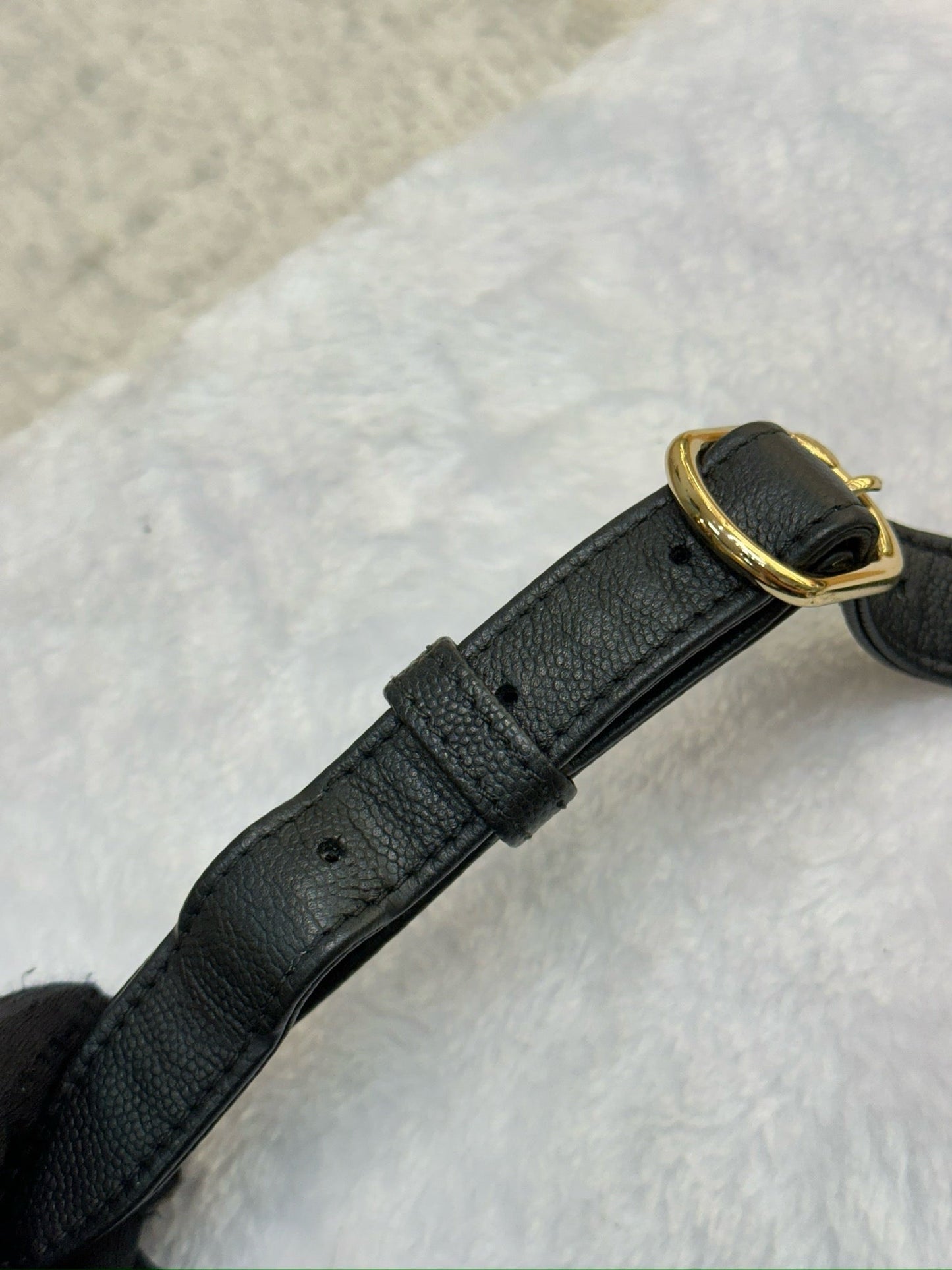 Chanel Black Quilted Caviar Leather Business Affinity Waist Belt Bag (not have card)