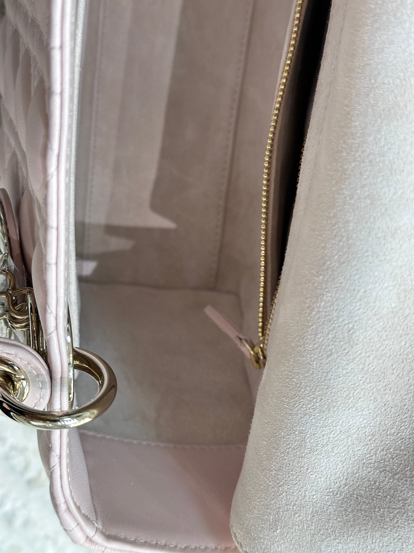 My Lady Medium Lady Dior Bag Pink Cannage Lambskin Flap Bag