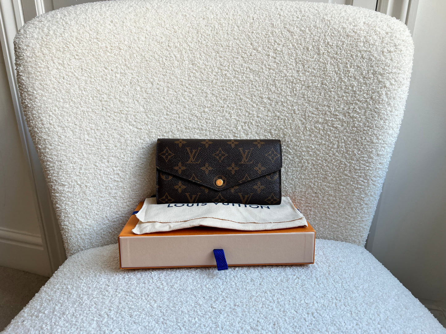 Louis Vuitton Sarah Wallet in Monogram and Brown  (RRP £490)