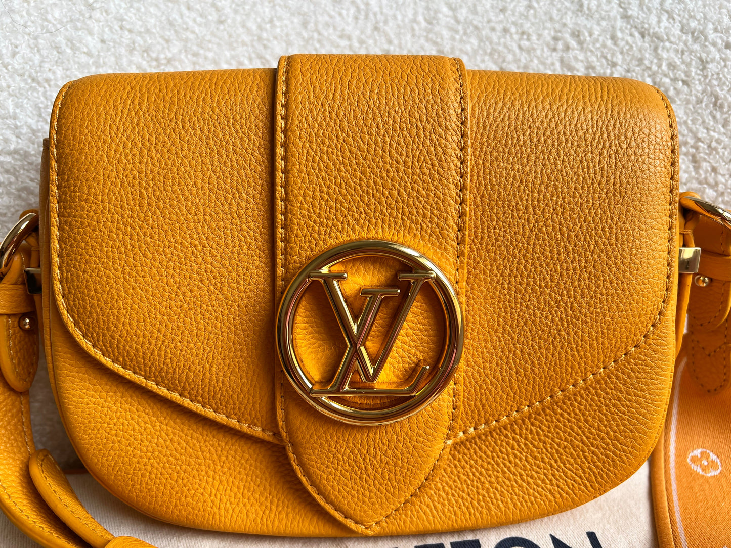Louis Vuitton Pont 9 Soft PM Bag in Sunbeam (RRP £3030)