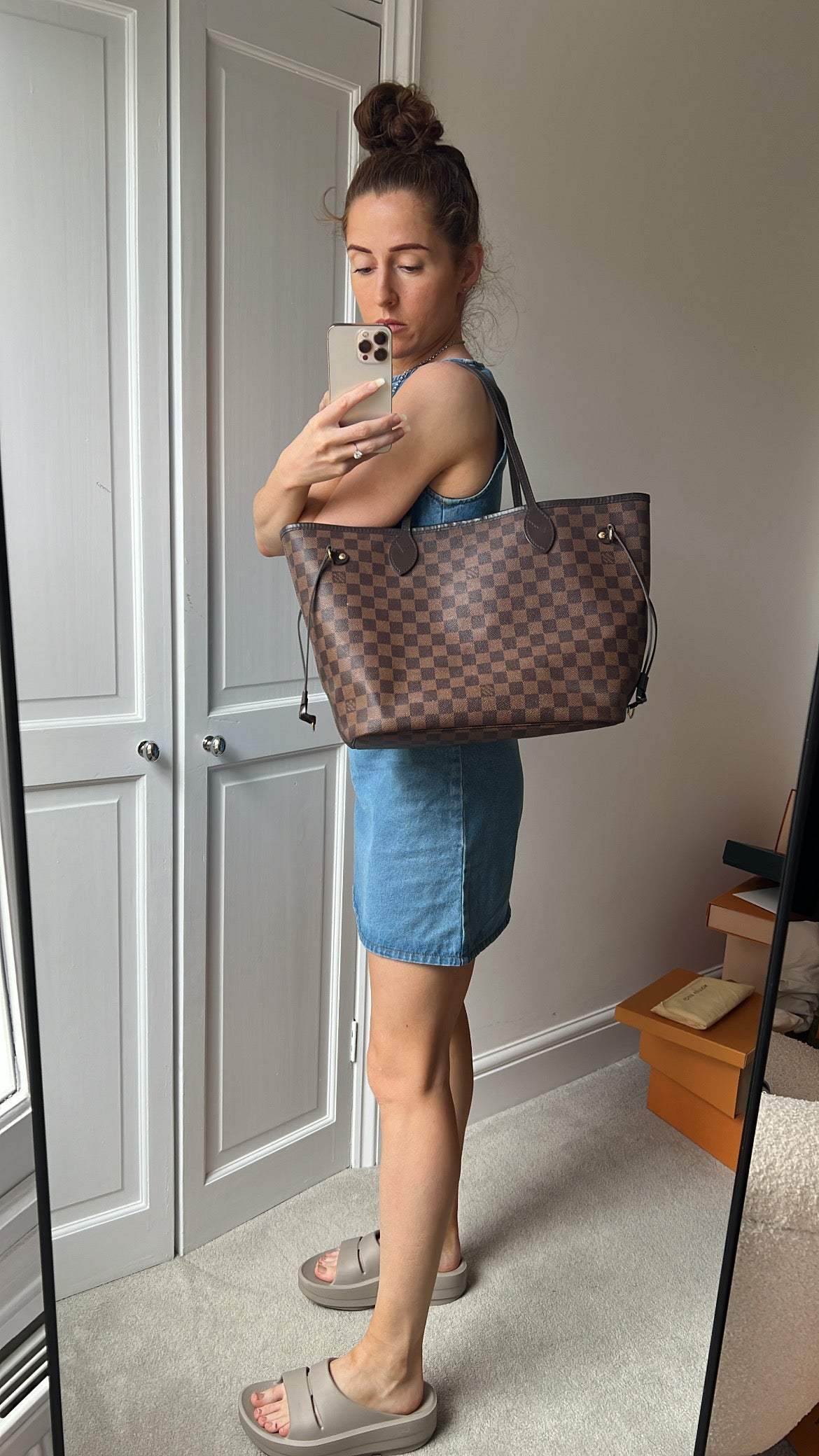 Louis Vuitton Neverfull MM Damier Ebene (RRP £1410)