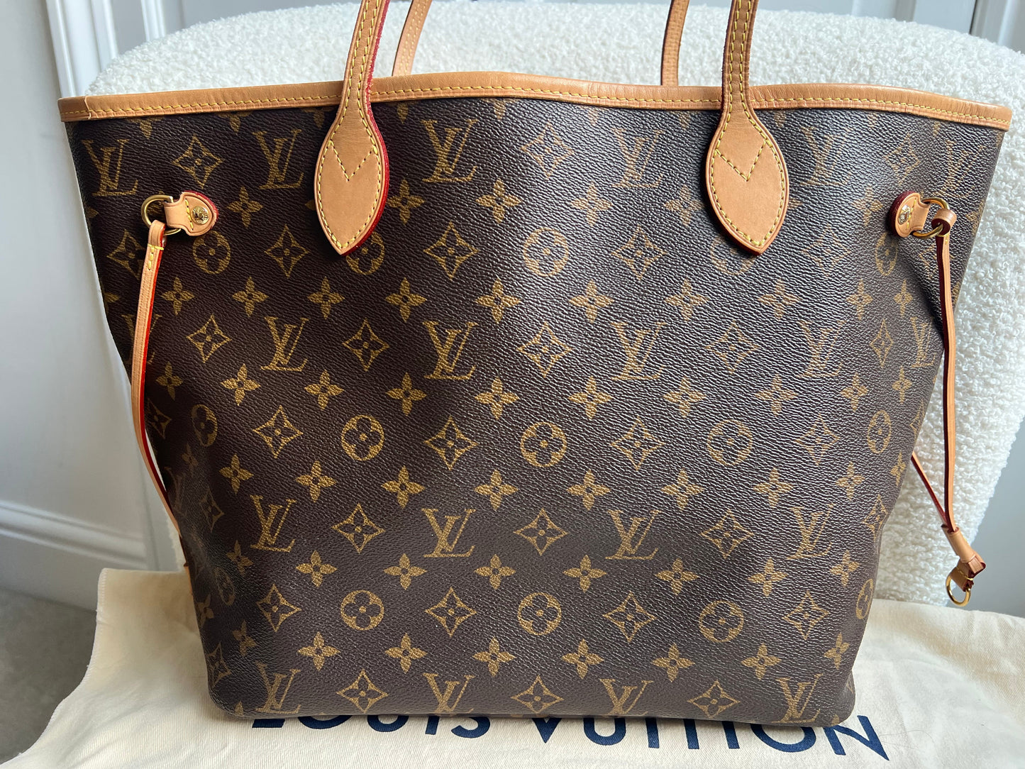 Louis Vuitton Neverfull MM Monogram Pivoine (RRP £1,410)