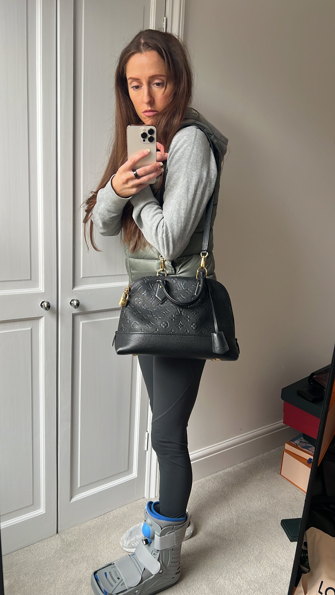 Louis Vuitton Alma PM Neo Black Empreinte