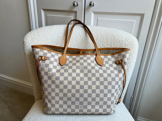 Louis Vuitton Neverfull MM Damier Azur (RRP £1,430)