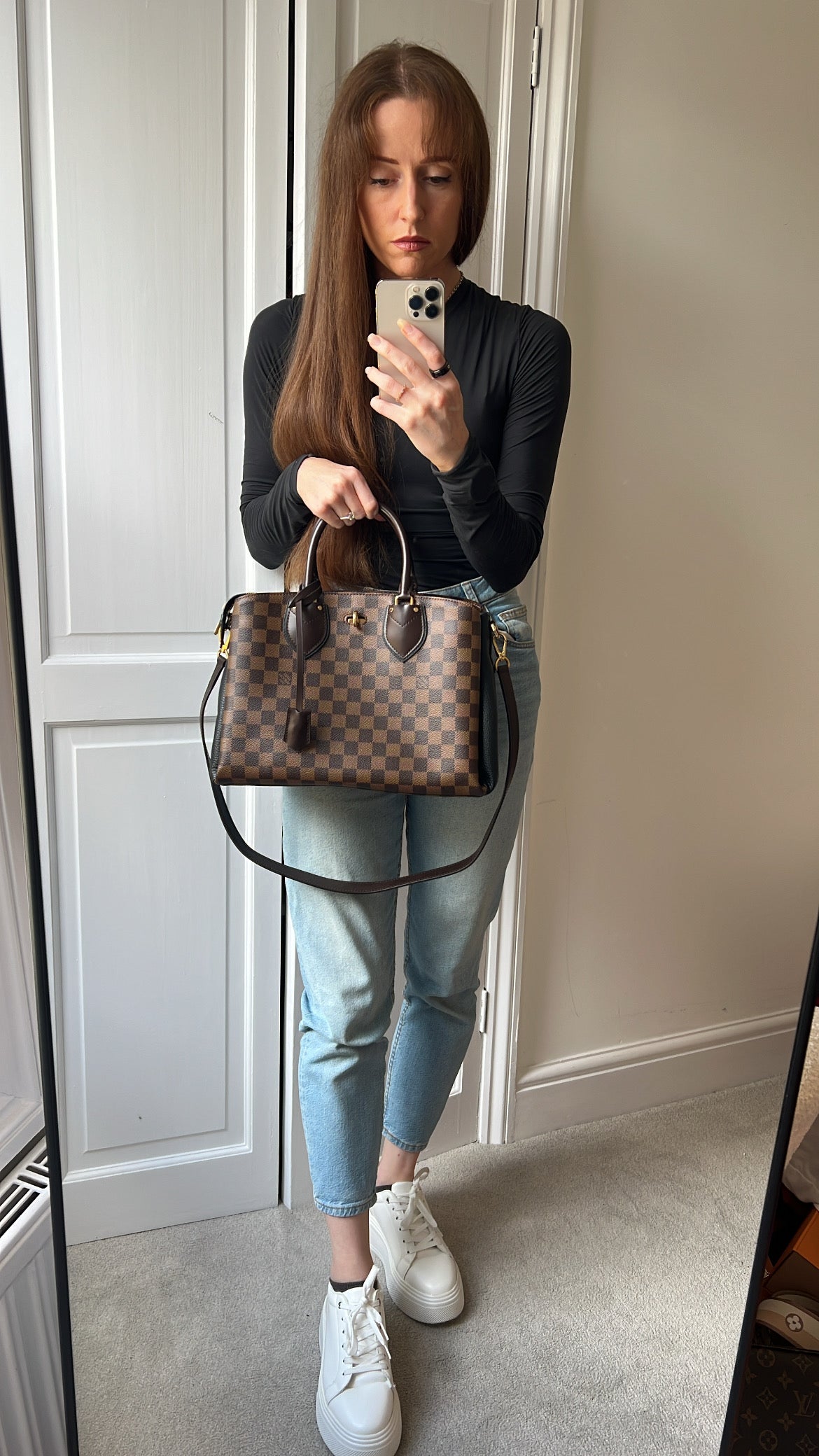 Louis Vuitton Normandy Tote Damier Ebene