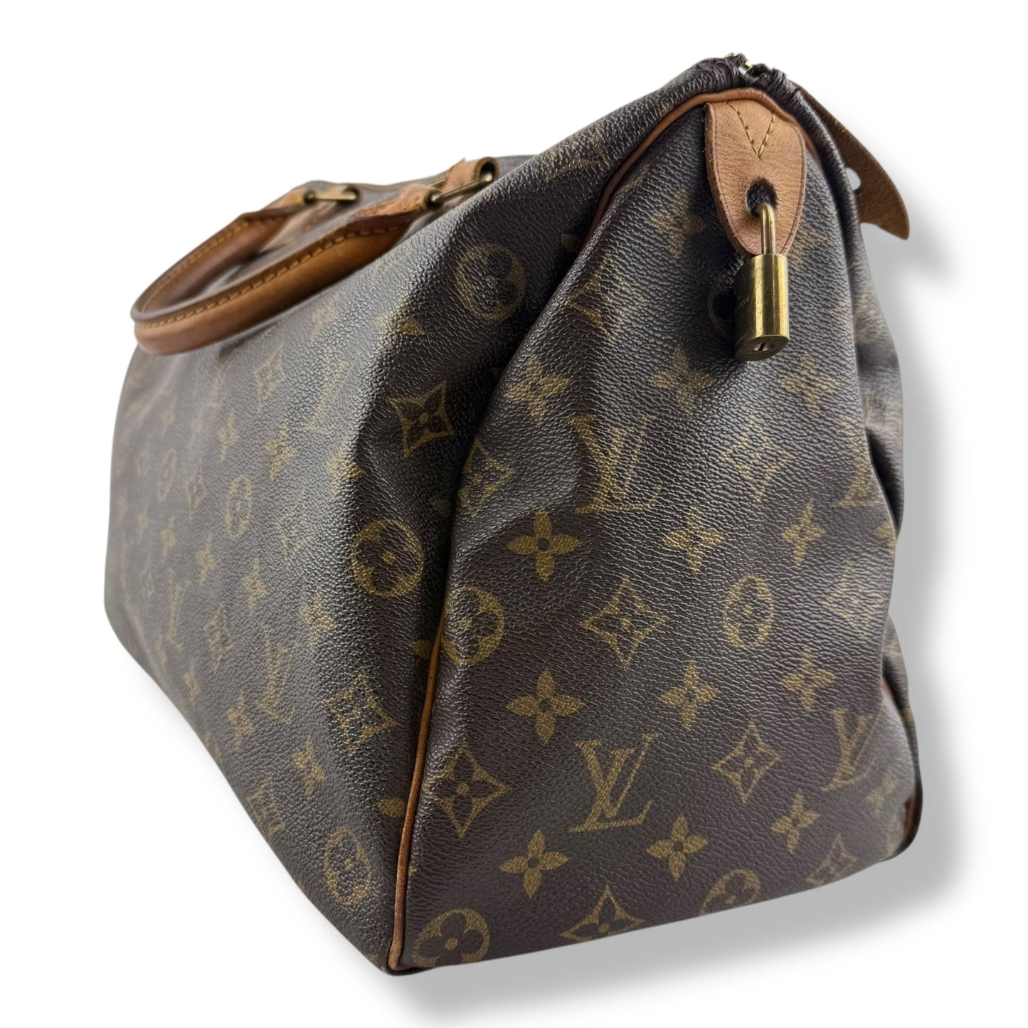 Louis Vuitton Speedy 35 Vintage Brown Monogram Handbag