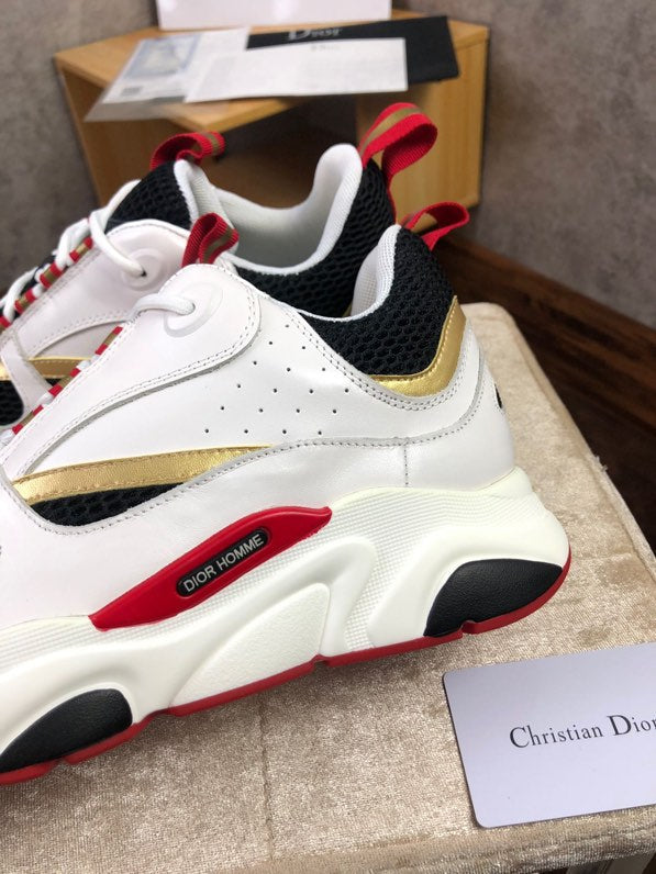 Christian Dior B22 Yellow Red Sneaker