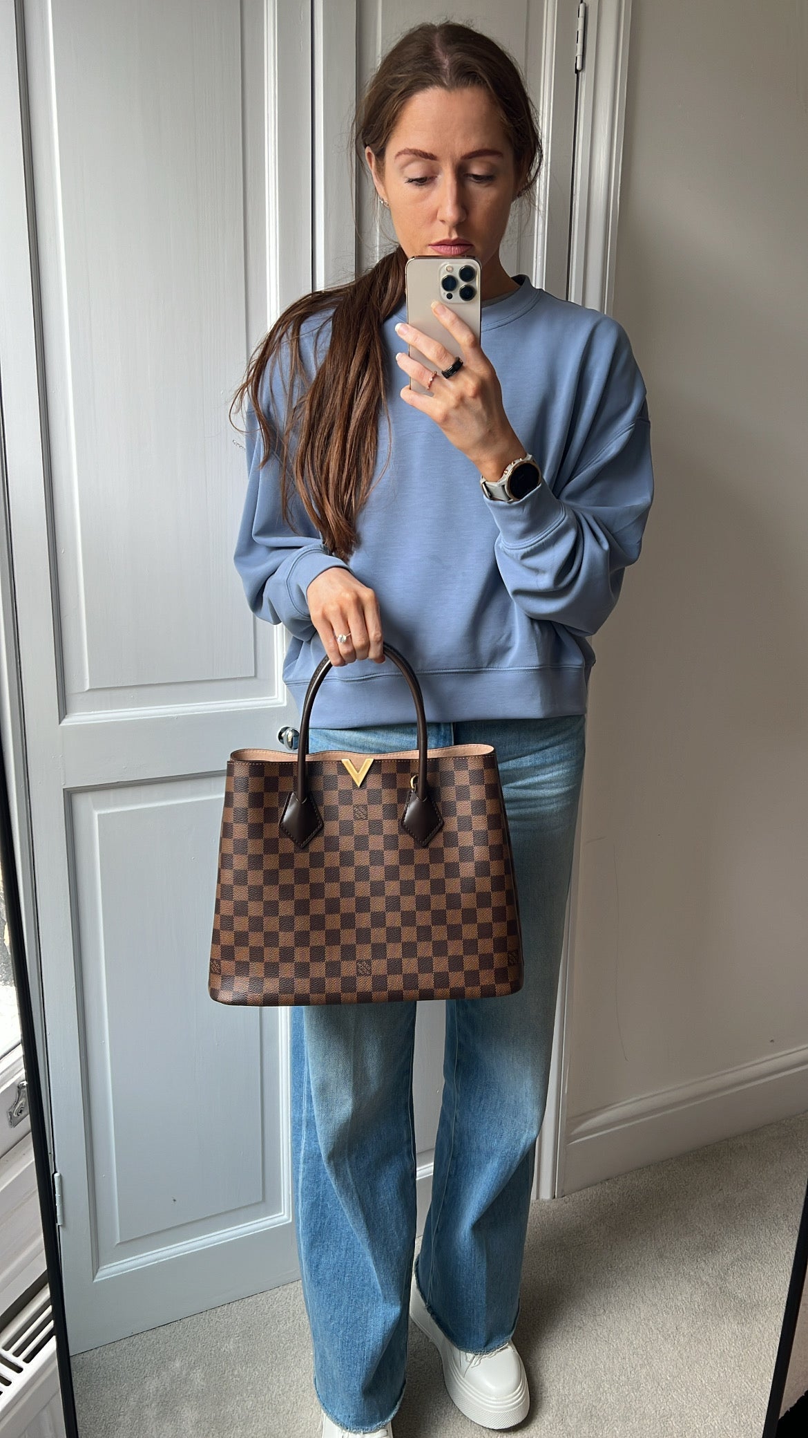 Louis Vuitton Kensington Tote Damier Ebene