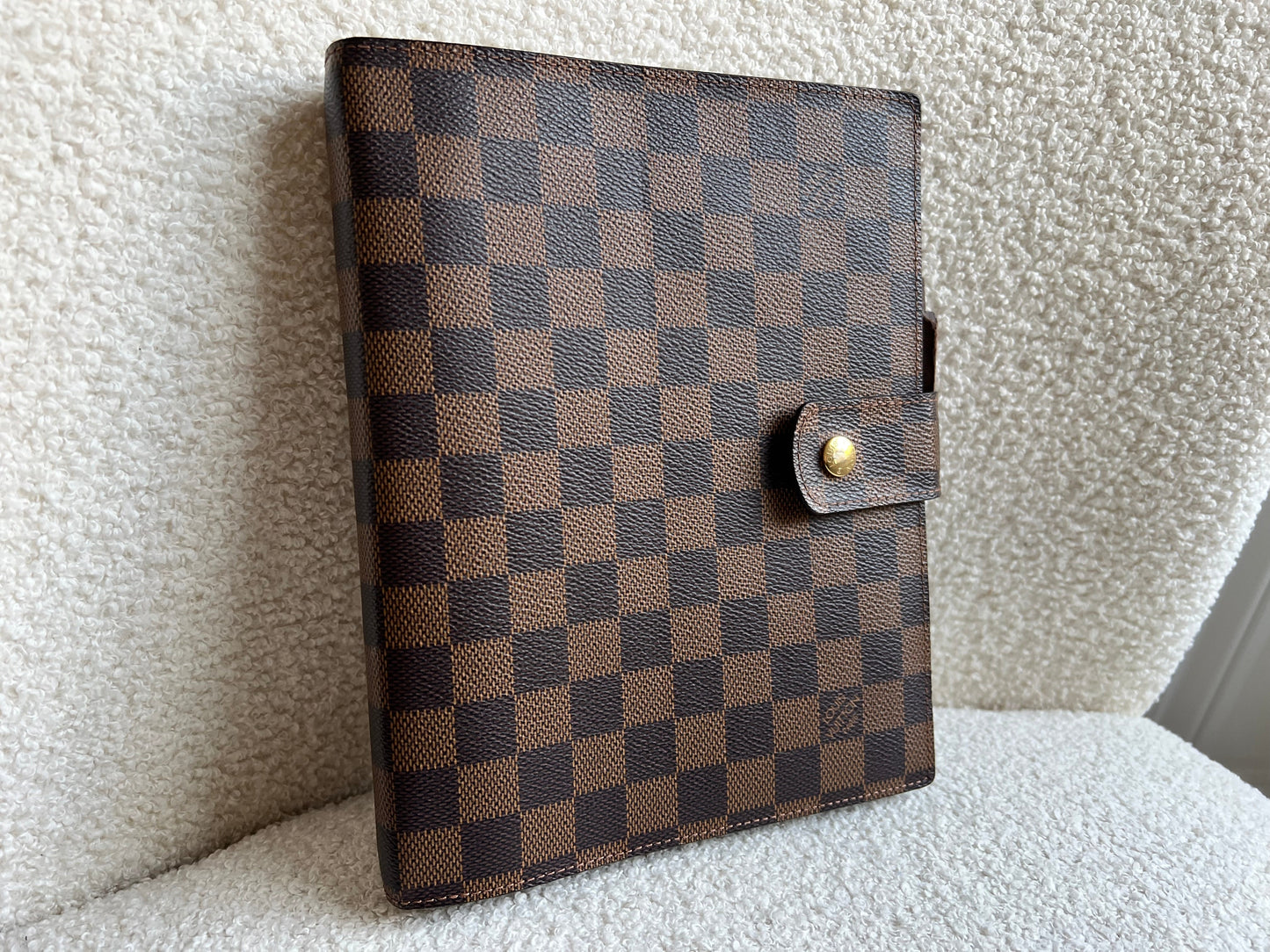 Louis Vuitton Damier Ebene Large Ring Agenda Cover (RRP £585)