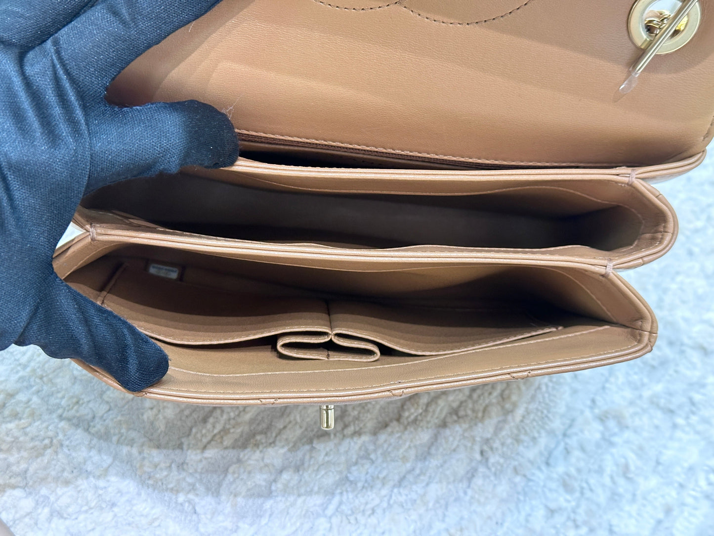 CHANEL  Small Trendy CC  Handle Flap Bag 19K Brown