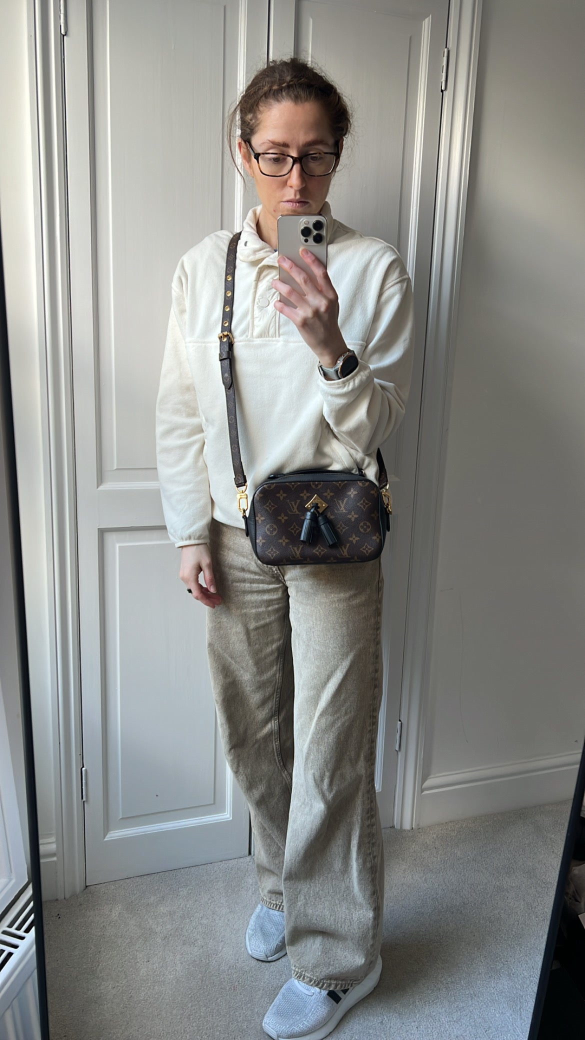 Louis Vuitton Saintonge Black and Monogram