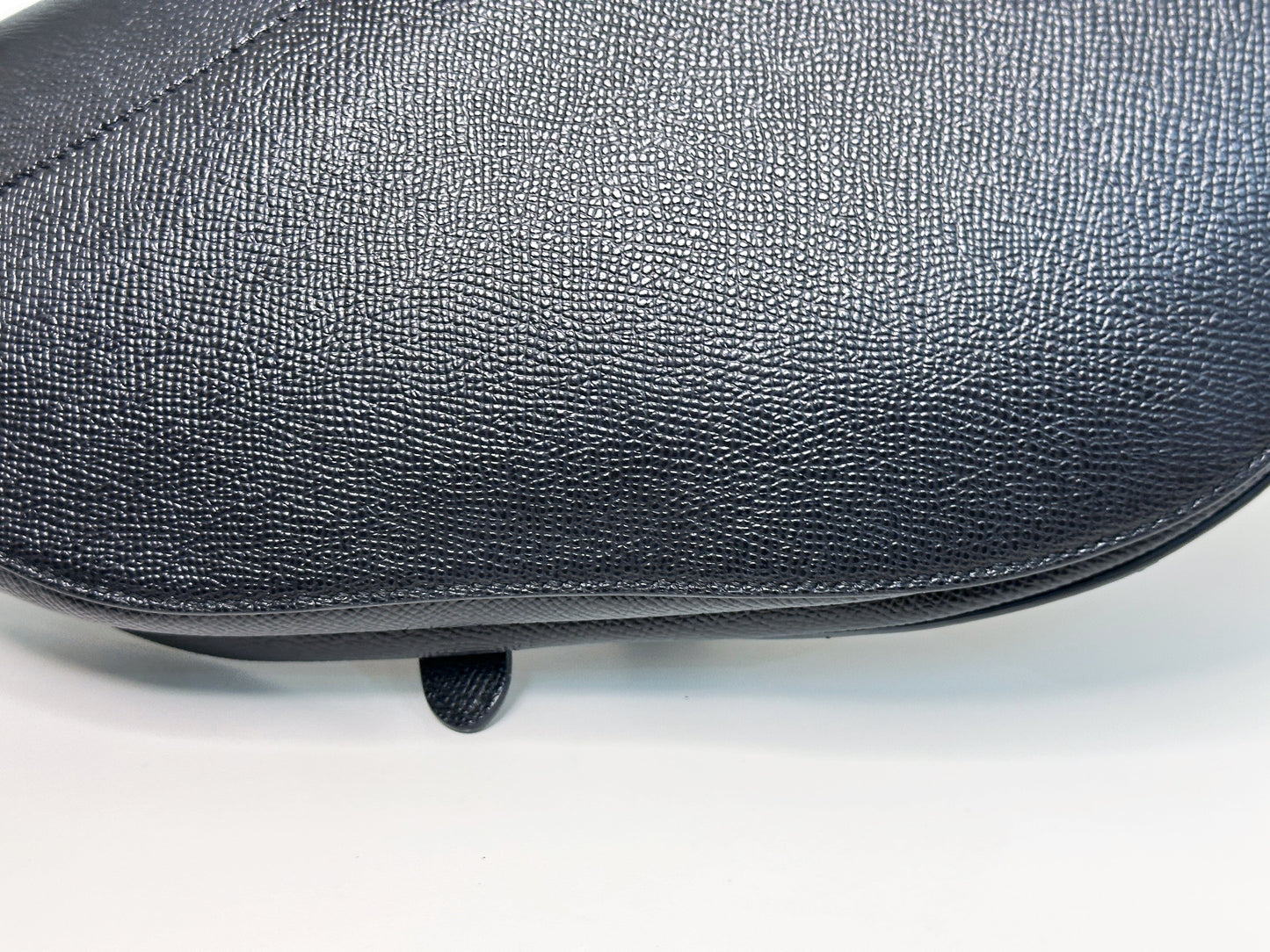 Christian Dior Saddle Bag with Strap Golden Saddle Black Calfskin 2022 year