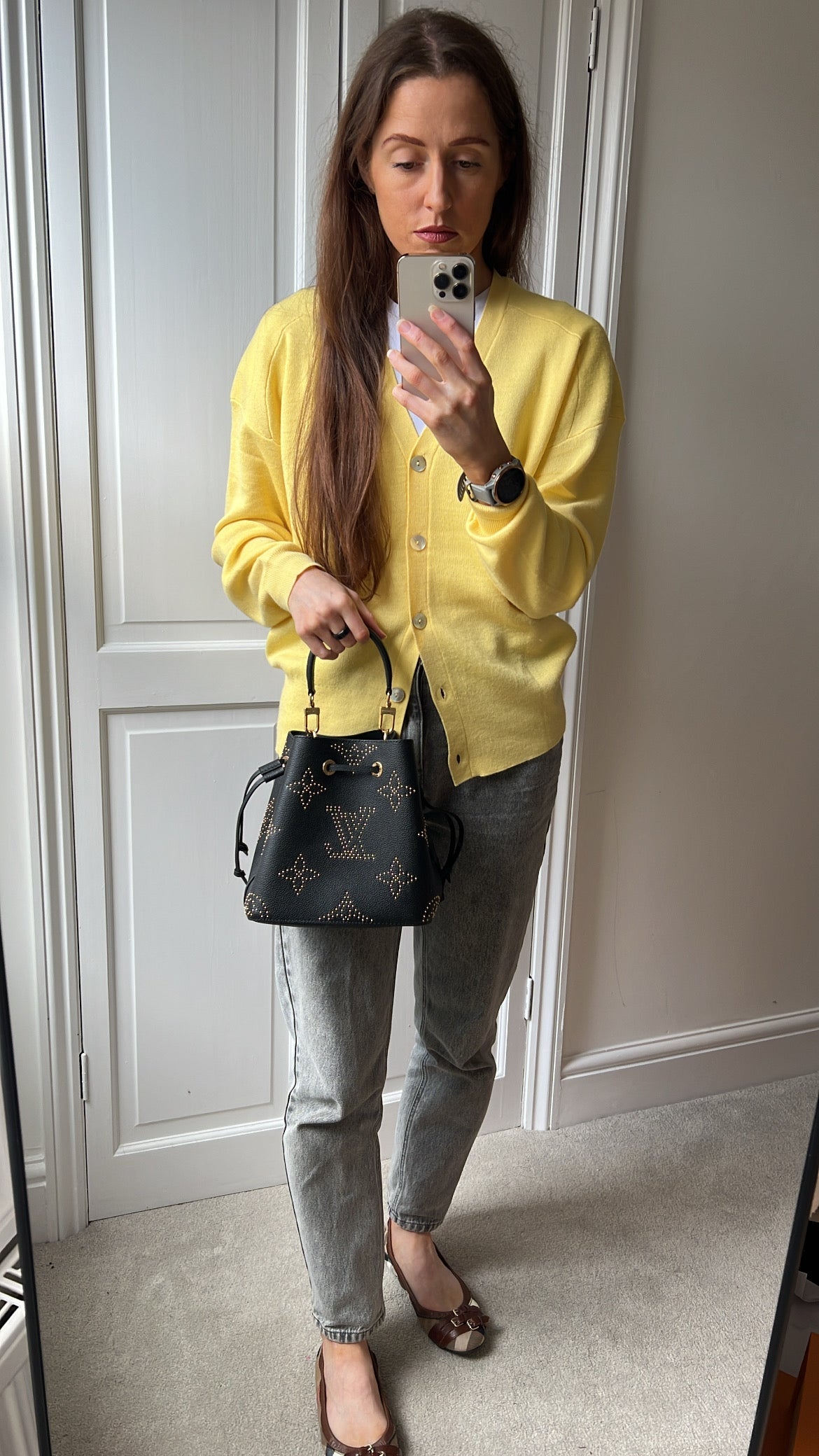 Louis Vuitton Neo Noe BB Studded Black Empeinte (RRP £2250)