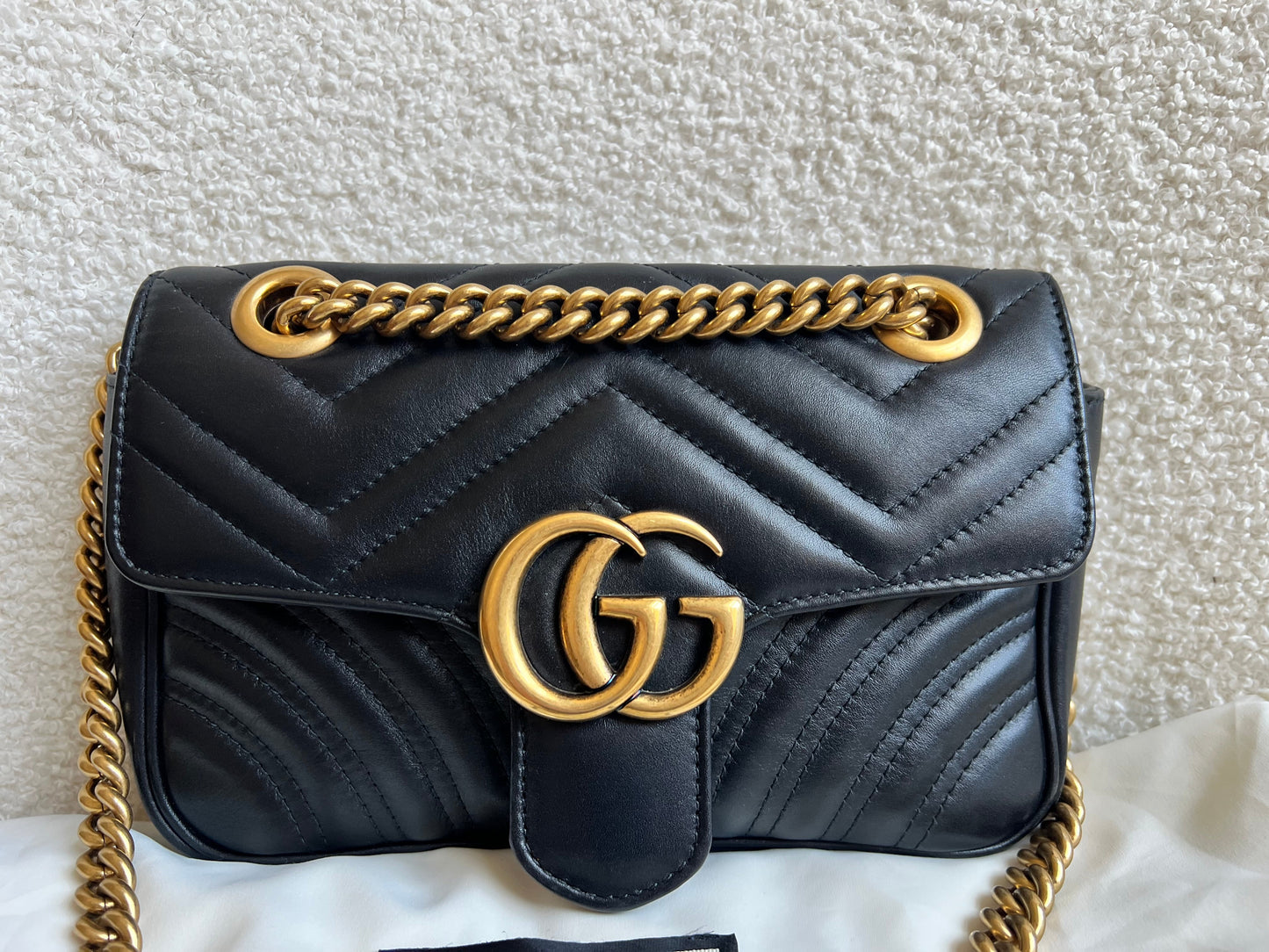 Gucci GG Black Marmont Mini Shoulder Bag (RRP £1,890)