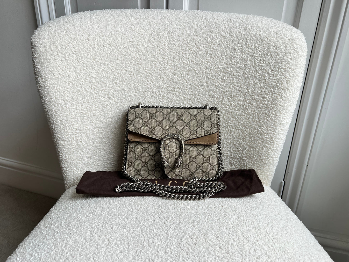 Gucci Dionysus GG Supreme Mini Shoulder Bag (RRP £1,890)