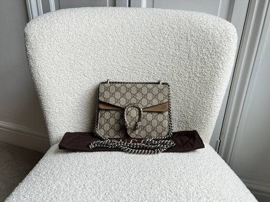 Gucci Dionysus GG Supreme Mini Shoulder Bag (RRP £1,890)
