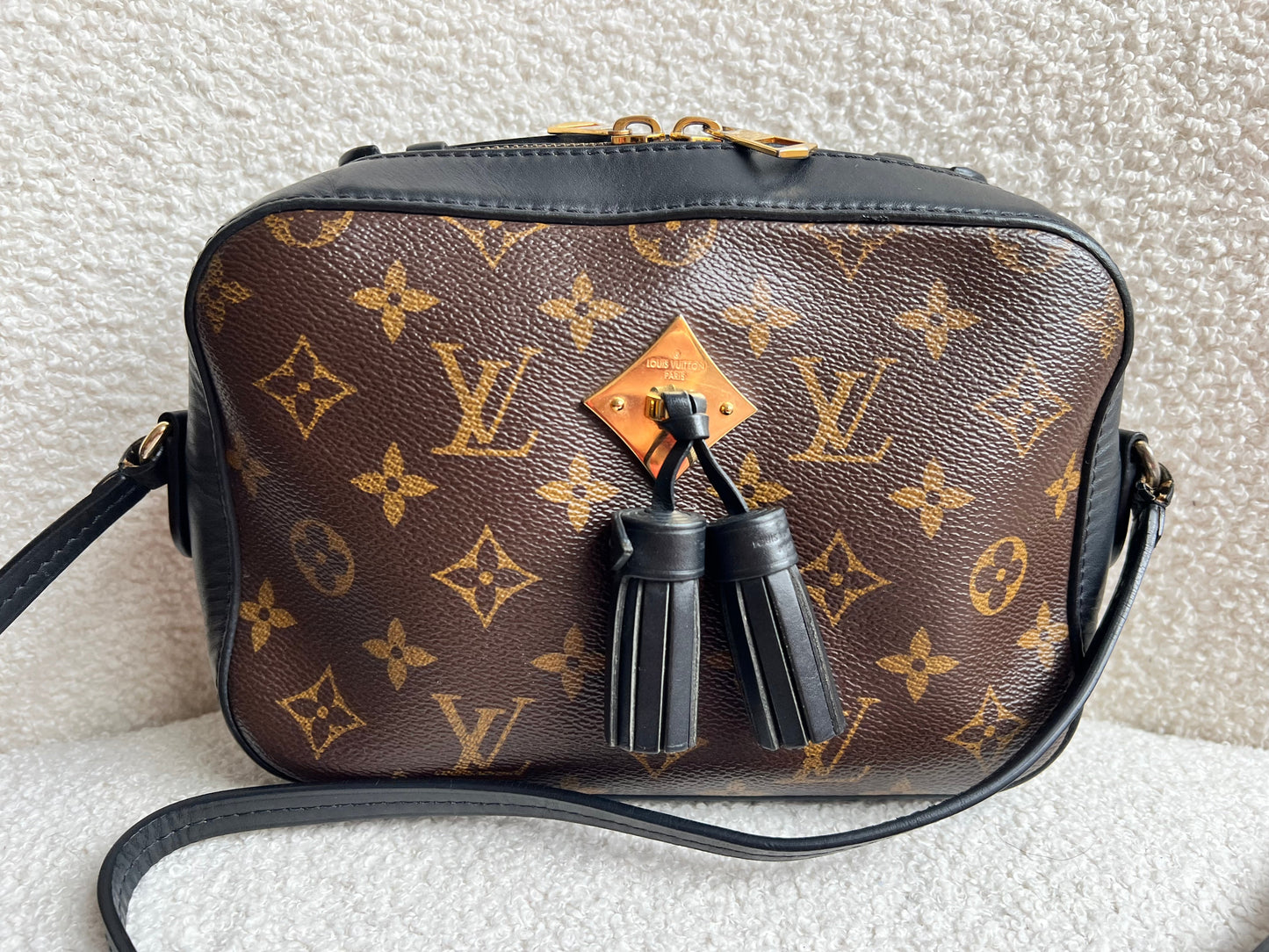 Louis Vuitton Saintonge Black and Monogram