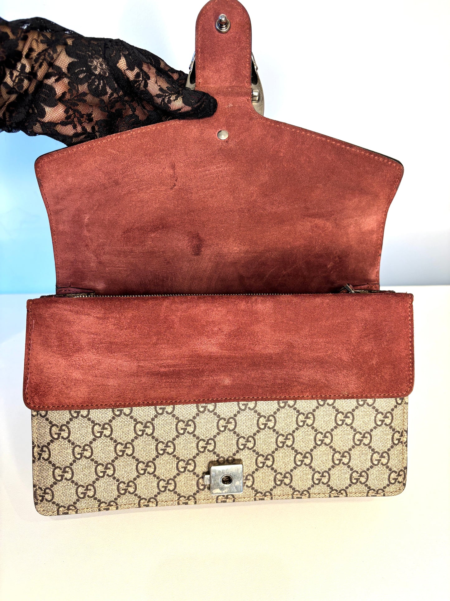 Gucci Dionysus GG Blooms Supreme Shoulder Bag Preloved