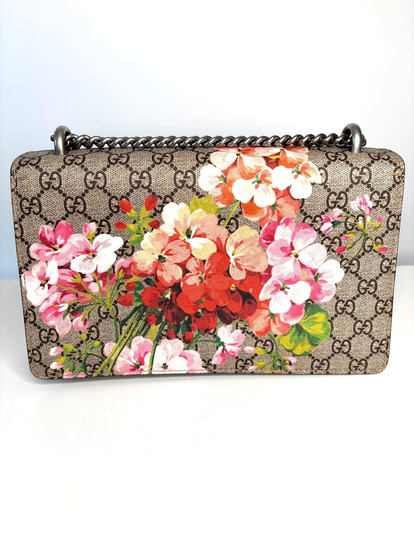 Gucci Dionysus GG Blooms Supreme Shoulder Bag - Preloved