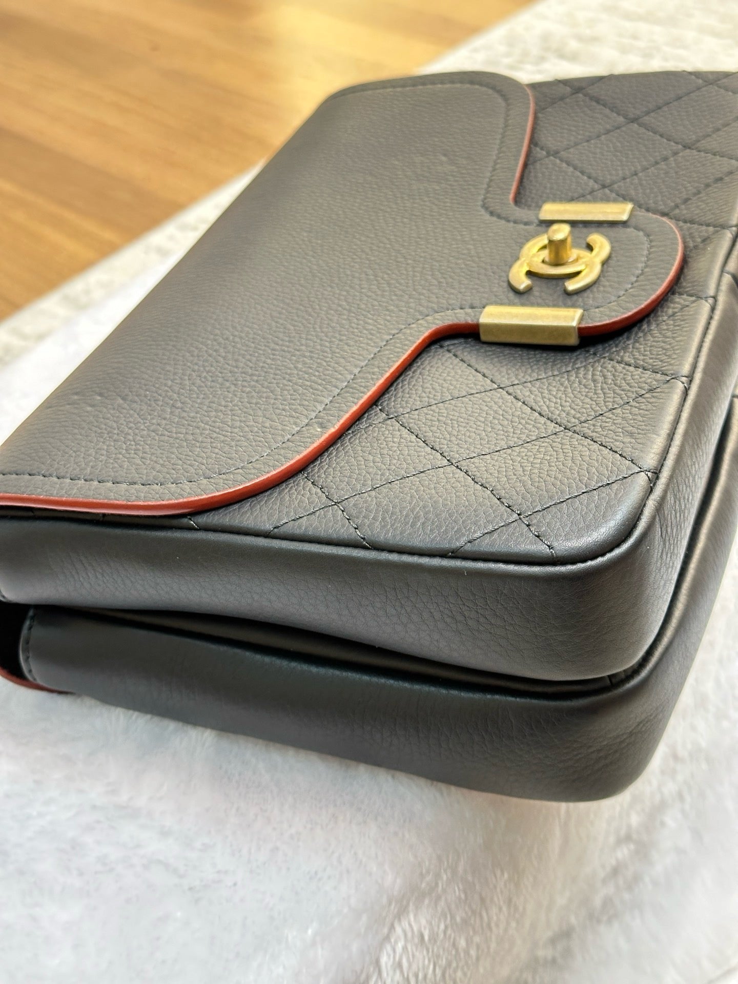 Chanel Archi Chic Flap Bag Quilted Grained Calfskin Medium