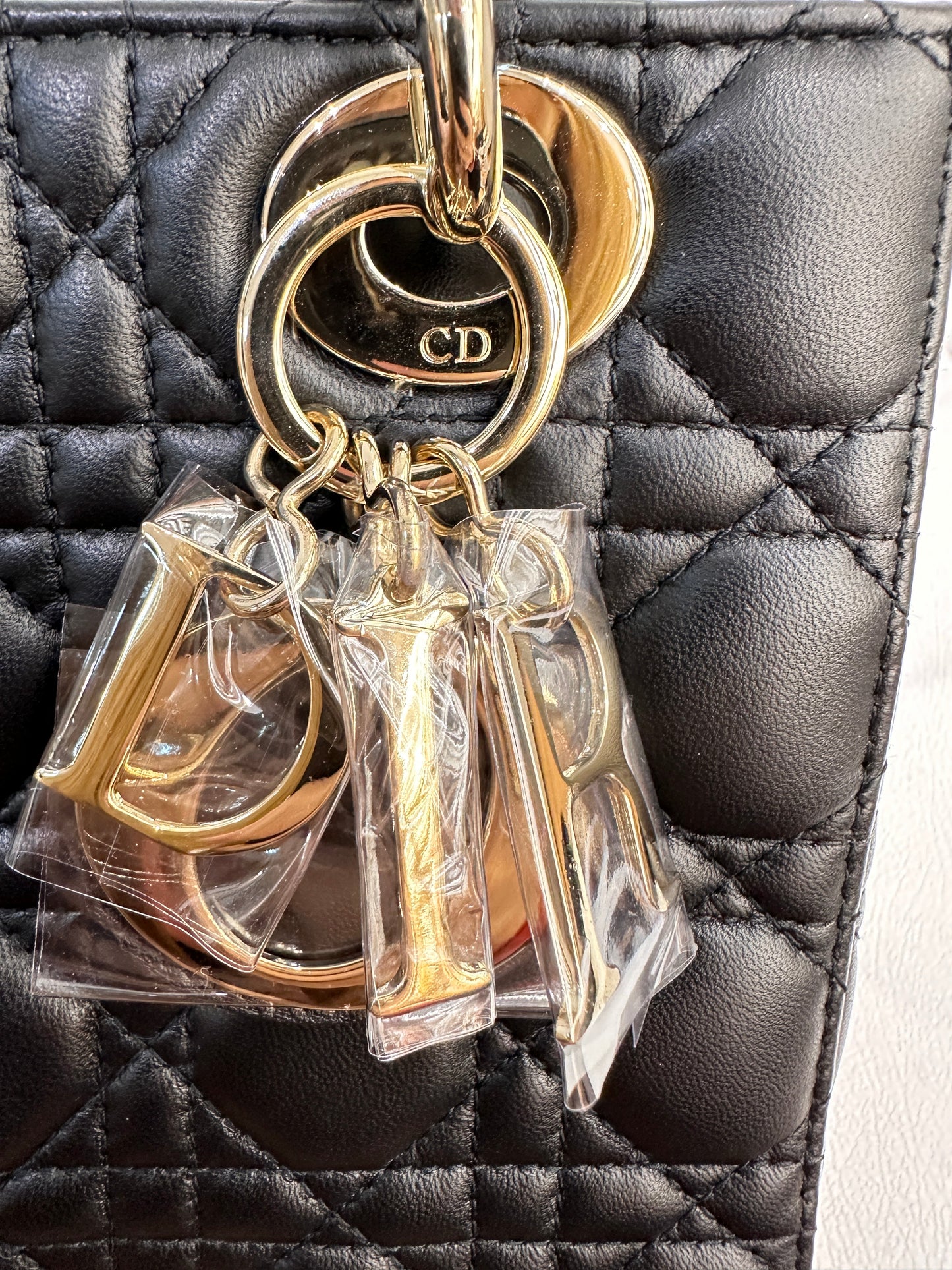 Small Lady Dior My ABCDior Bag Black Cannage Lambskin