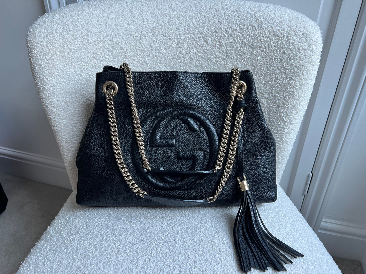 Gucci Black Soho Chain Tote (RRP £1350)
