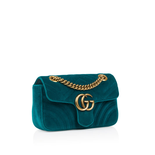 Gucci GG Marmont Velvet Mini Handbag