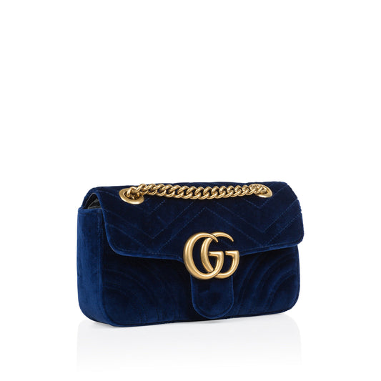 Gucci GG Marmont Velvet Mini Handbag