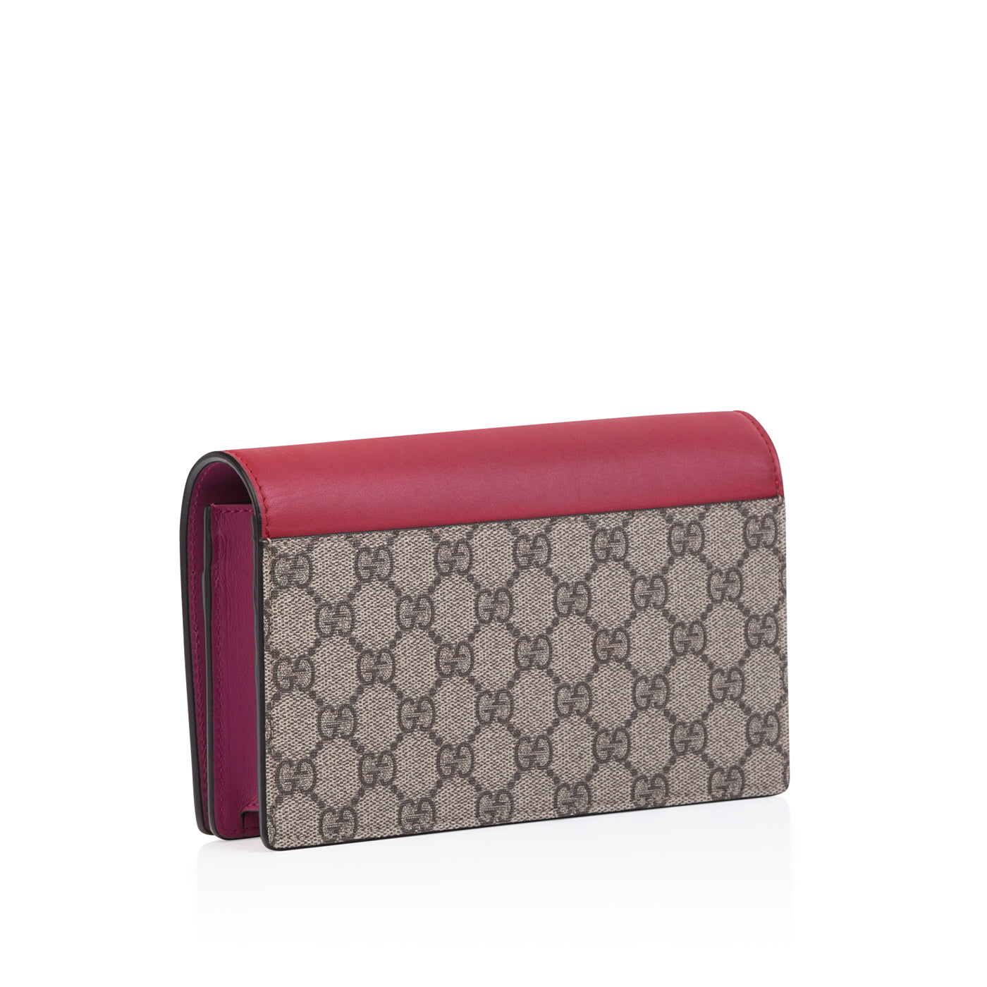 Gucci Bi-colour GG Supreme Wallet on Chain