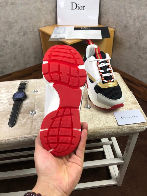 Christian Dior B22 Yellow Red Sneaker