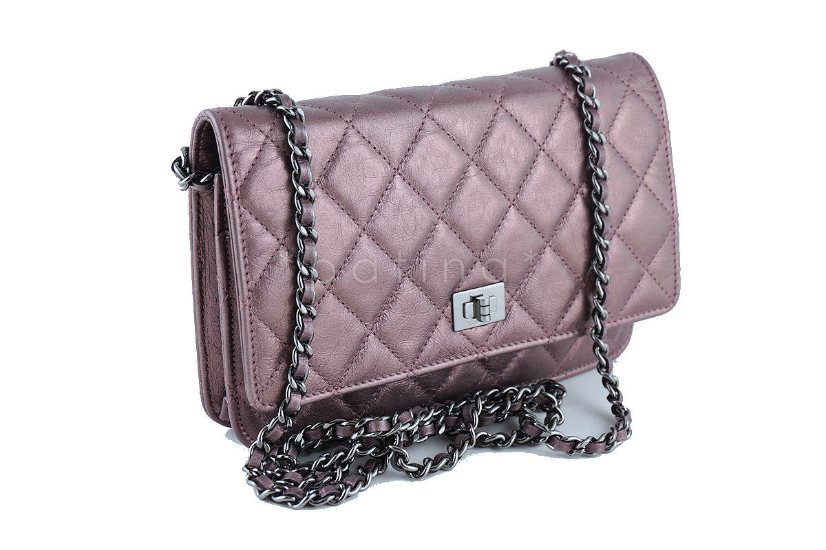Chanel Metallic Rose Classic Reissue WOC Wallet on Chain Bag