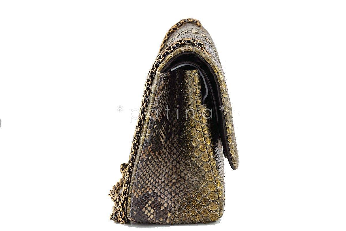 Chanel Limited Gold Python 226 Classic Reissue 2.55 Flap Bag