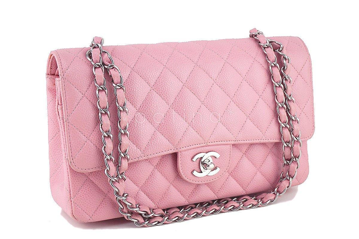 Chanel Pink Caviar Medium Classic 2.55 Double Flap Bag