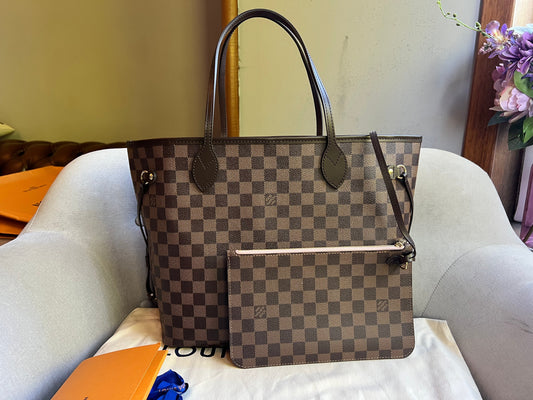 Louis Vuitton Neverfull MM Damier Ebene (RRP £1,410)