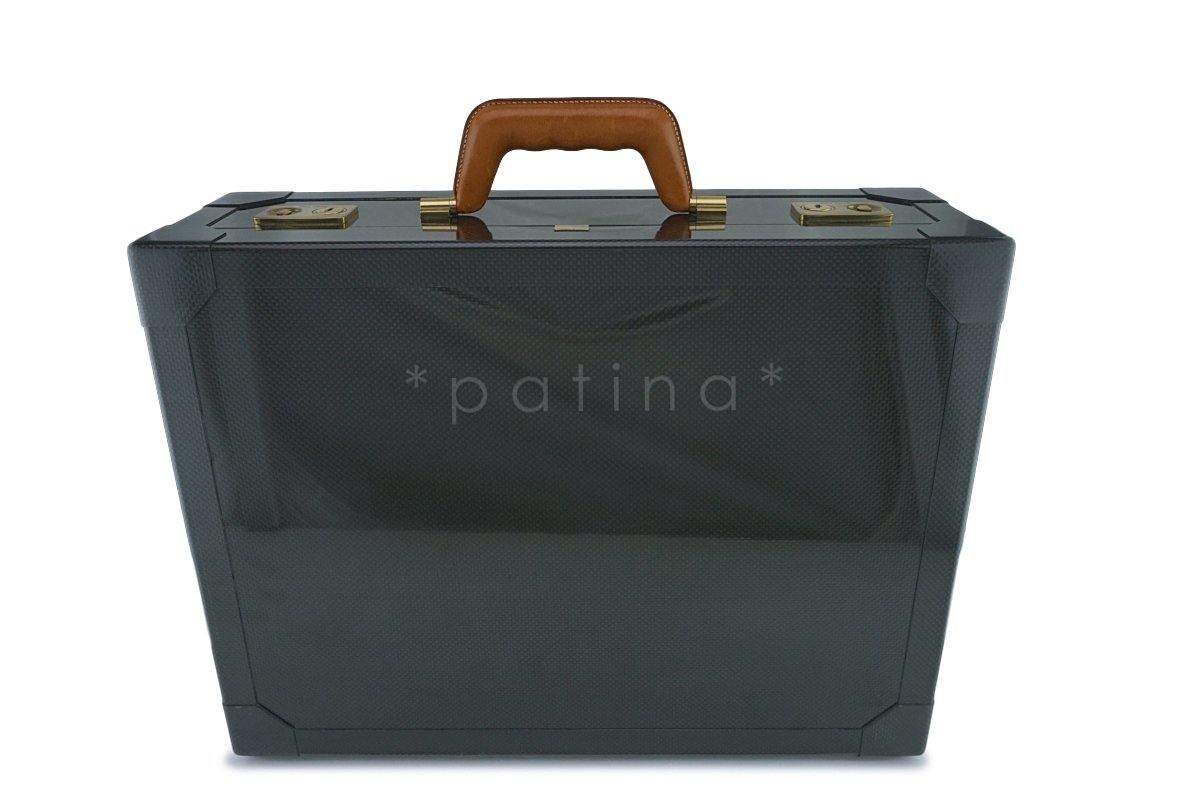 Hermes Limited Carbon Fiber XL Briefcase Bag Brief Trunk