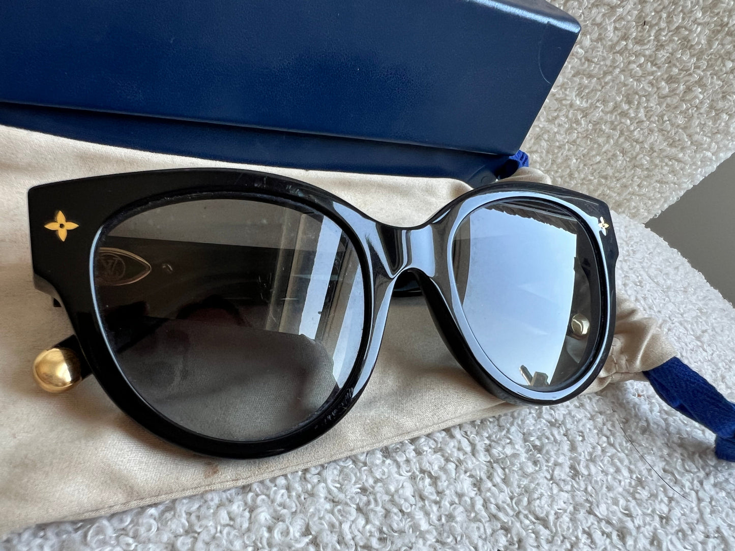 Louis Vuitton Black My Monogram Square Sunglasses (RRP £390)