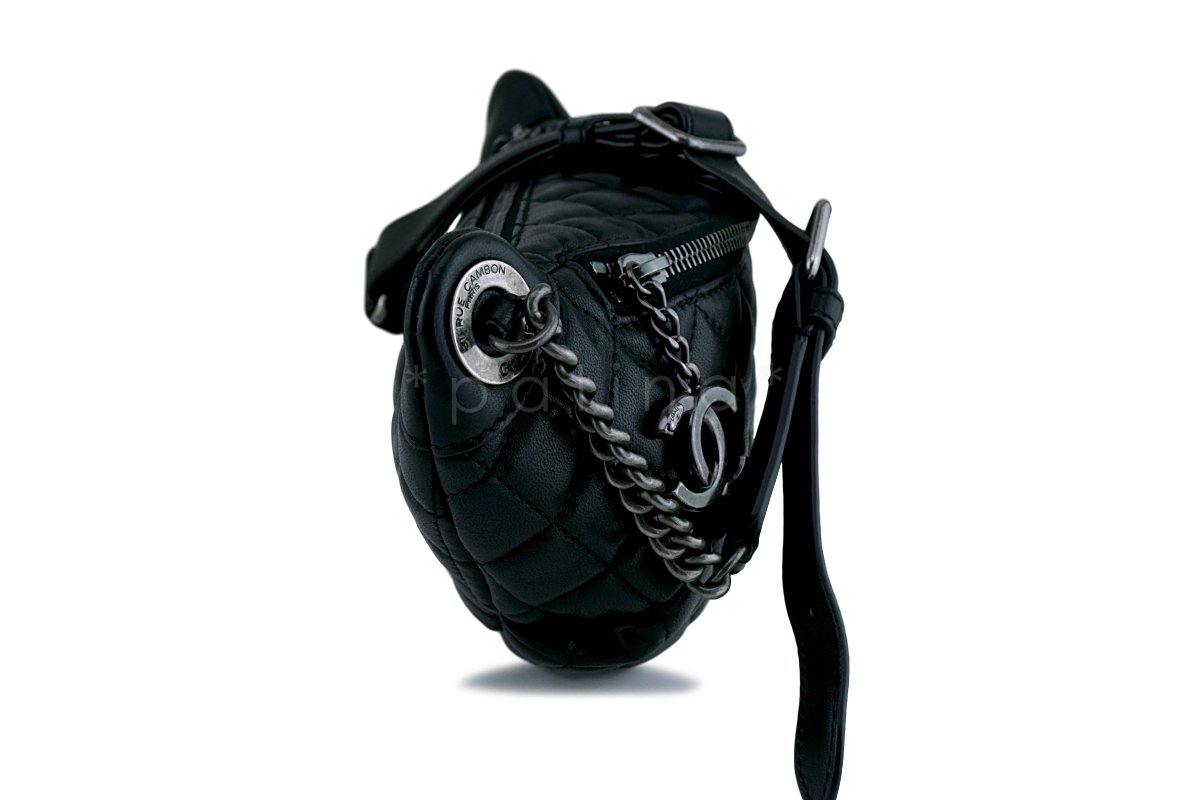 Chanel Black Quilted Classic Fanny Pack Bag RHW