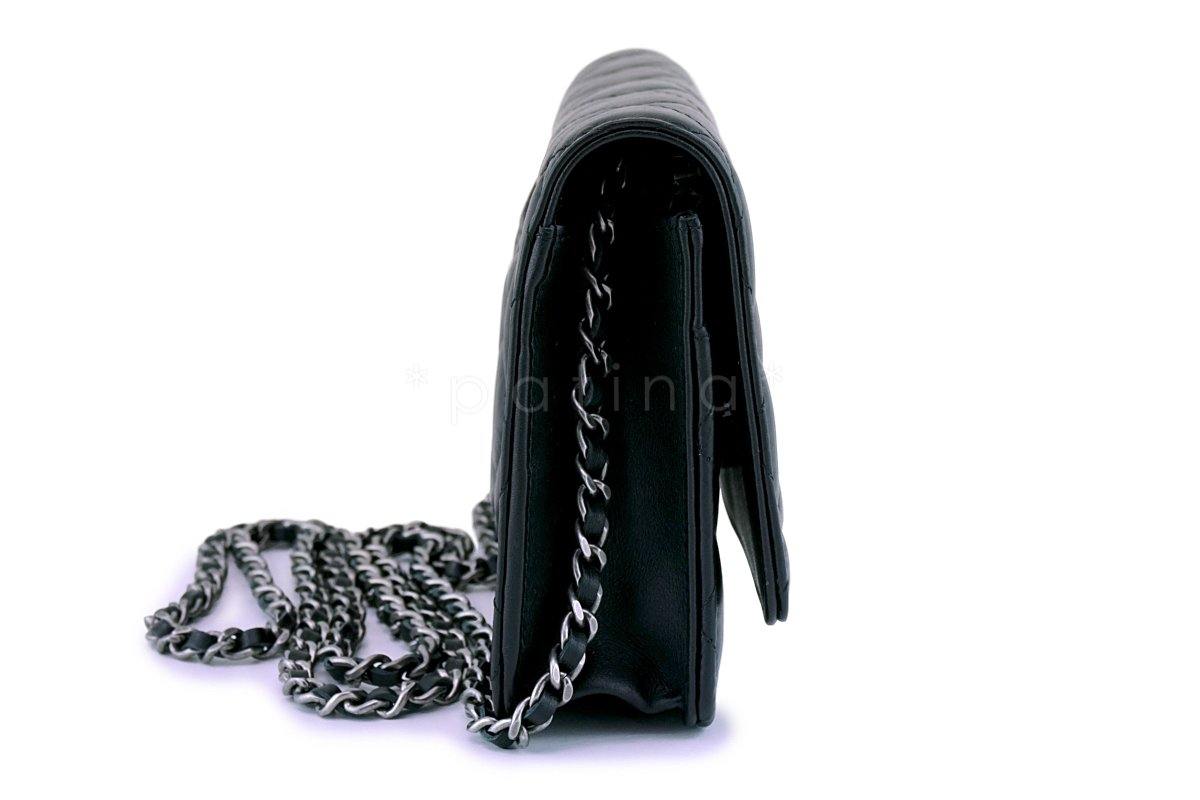 New Chanel Black Classic Reissue WOC Wallet on Chain Bag RHW 62845
