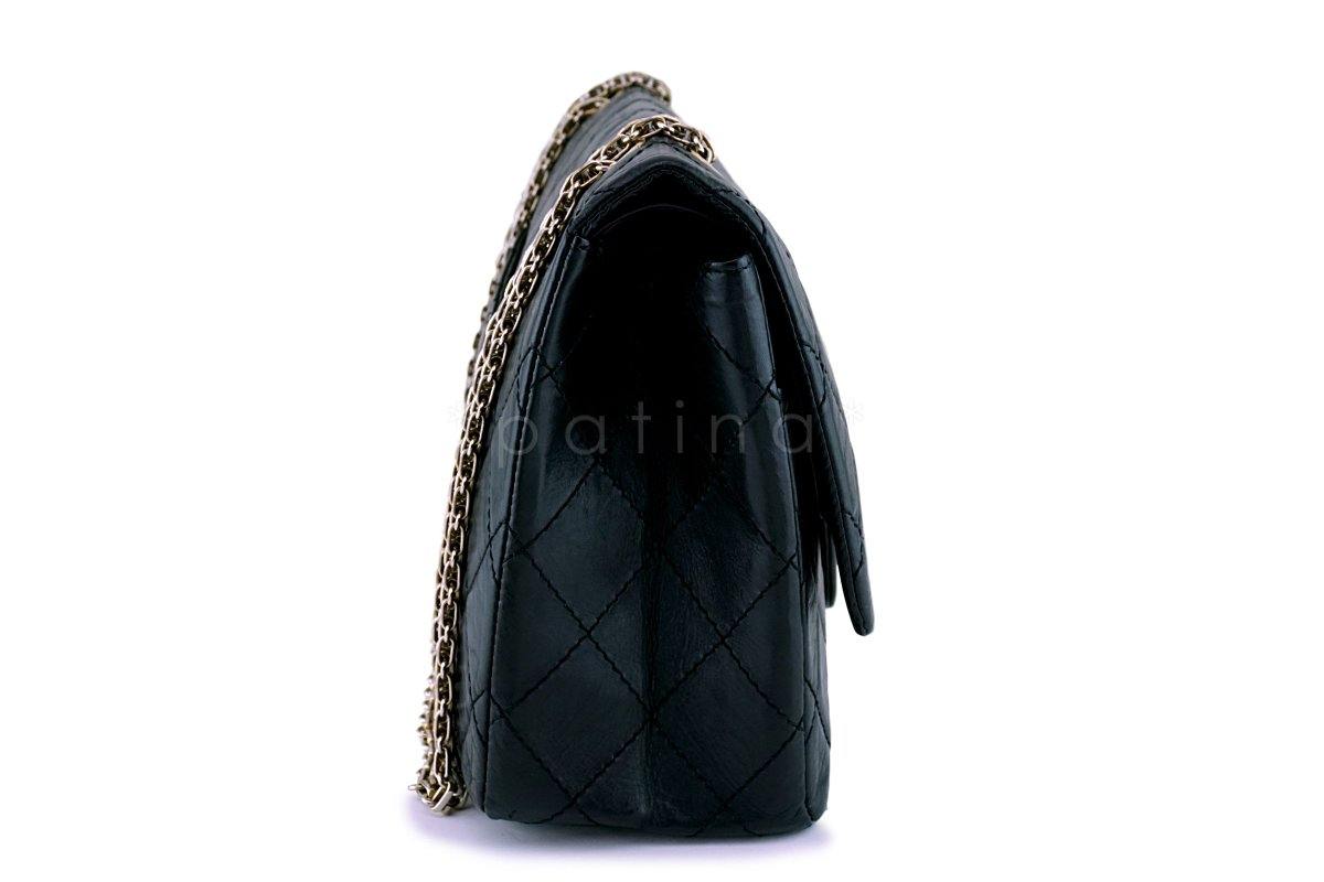 Chanel Black Reissue Large 227 2.55 Classic Flap Bag