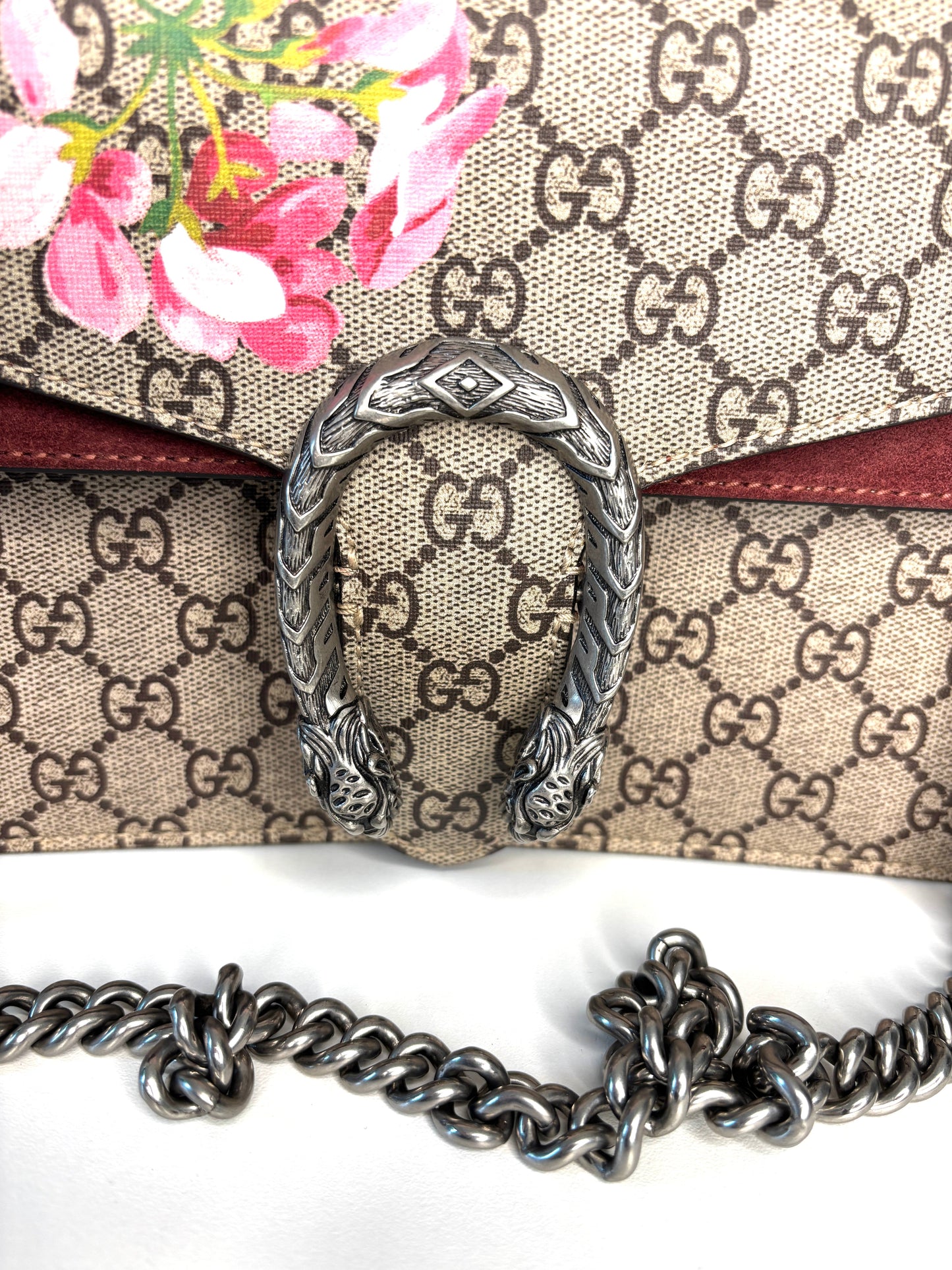 Gucci Dionysus GG Blooms Supreme Shoulder Bag - Preloved