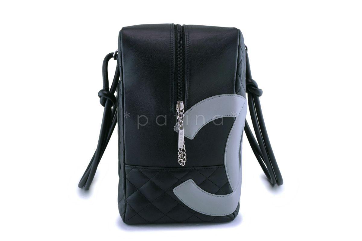 Chanel Black XL Large Cambon Bowler Tote Bag SHW