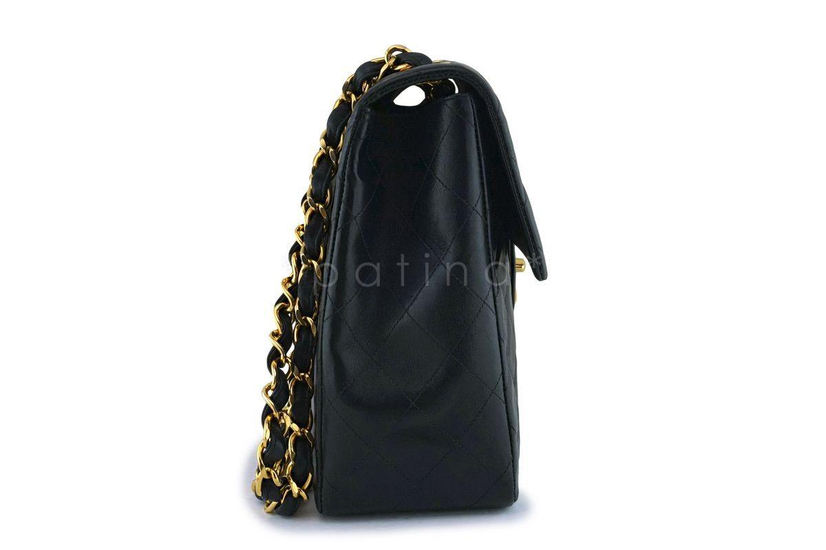 Chanel Vintage Maxi Classic Flap Bag "Jumbo XL" 24k GHW