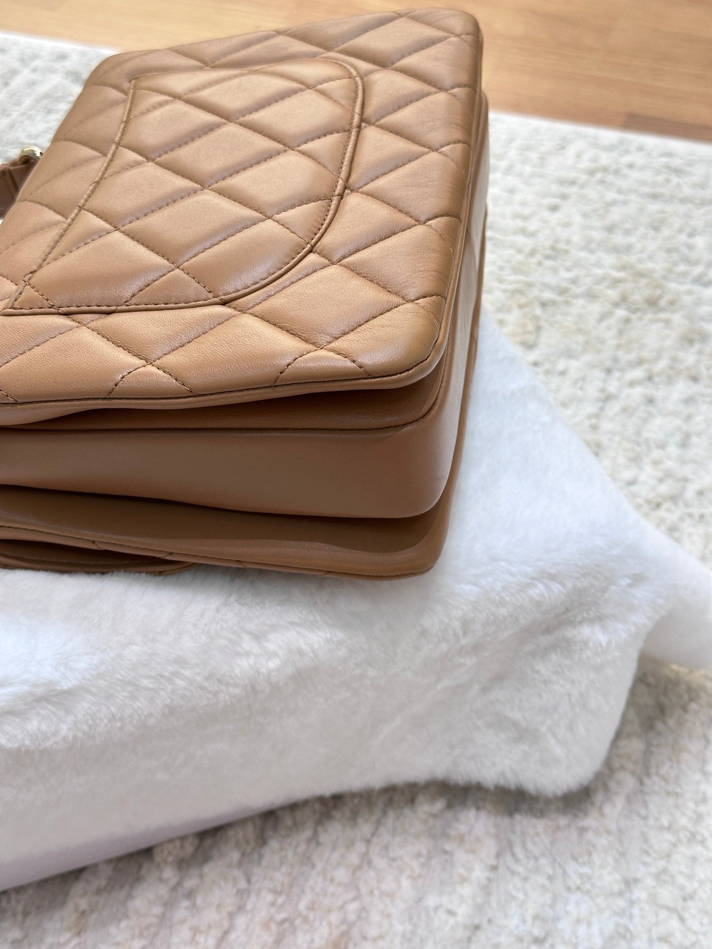 CHANEL  Small Trendy CC  Handle Flap Bag 19K Brown